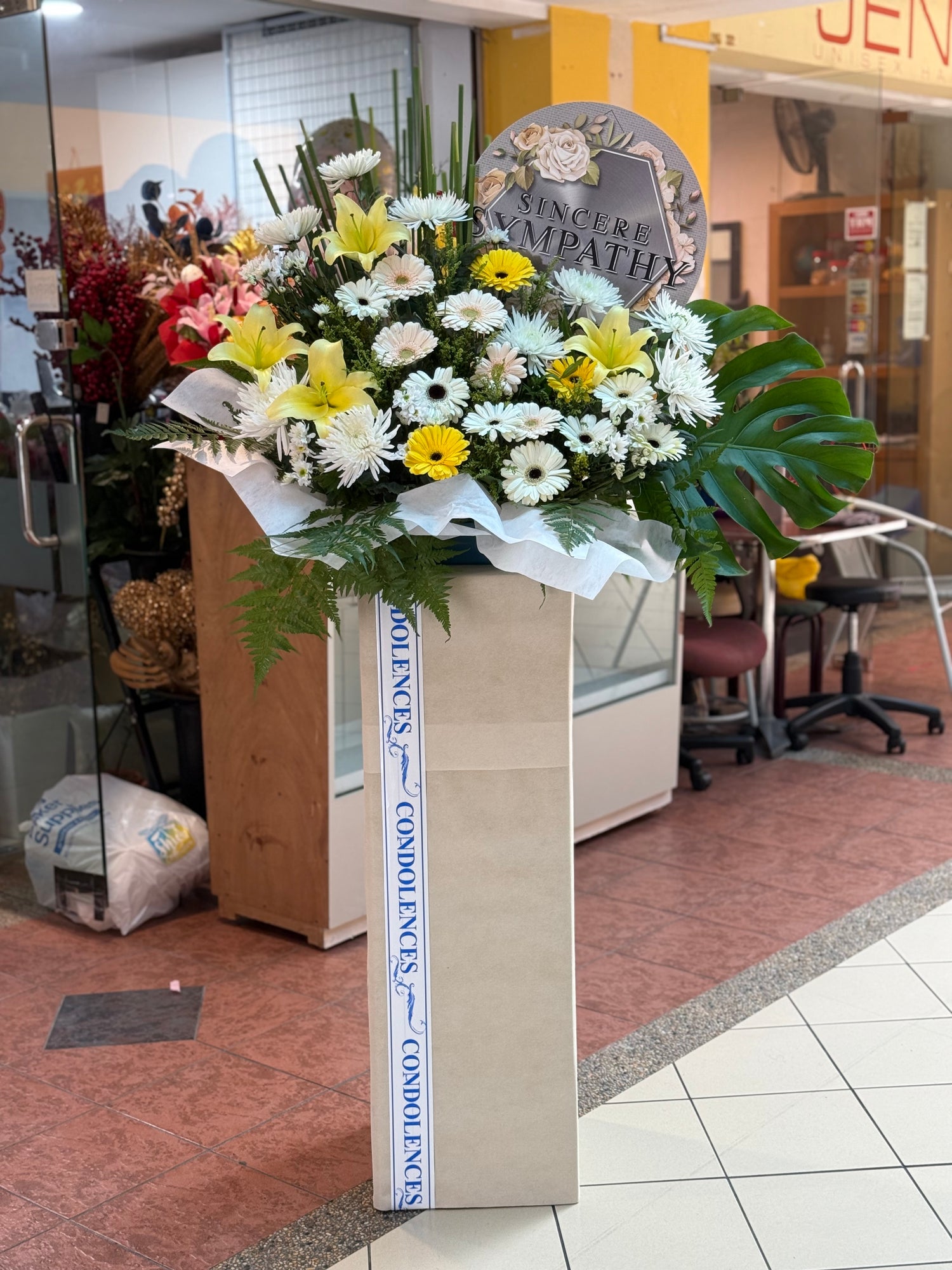 Sympathy Wreath Stand